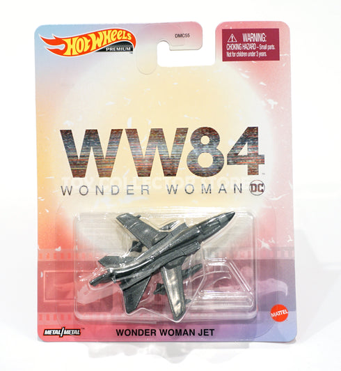 Hot Wheels Wonder Woman Jet Diecast WW84 retro entertainment JET with Stand